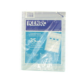 NIEUWE Ringband opbergpagina's met witte titelstrook voor 35 mm dia's en transparanten