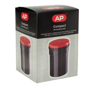 Nieuw AP Dubbele ontwikkeltank met 2 spiralen voor 2 x 35 mm of 1 medium formaat film