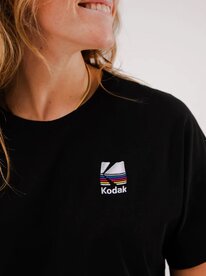 BRAVA &amp; KODAK COLOR T-SHIRT ZWART  (Medium)