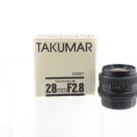Boxed Asahi Pentax TAKUMAR 1:2.8 28mm lens 