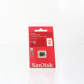 NOS Sandisk MicroSD card 2GB