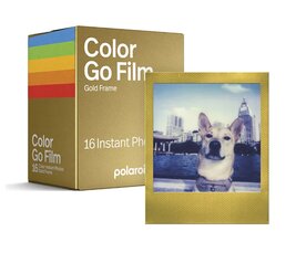 NIEUWE Polaroid Go Color Film Gold Frame double Pack 