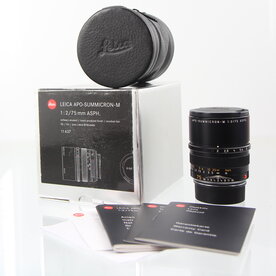 In doos Leica APO-Summicron-M 75/2.0 ASPH. 11637