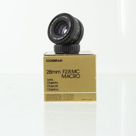 Cosina 28mm f/2.8 MC Macro Minolta MD