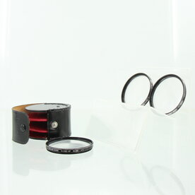 Set Eecho 3 Close-up Filters 62mm +1, +2 en +3 met lederen etui