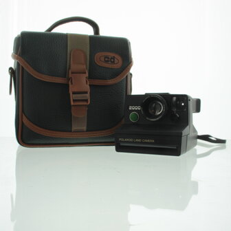 Polaroid Land camera 2000 (groene knop) met draagtas