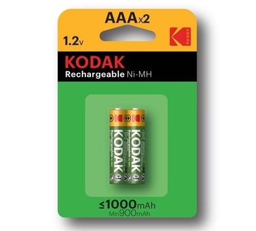 KODAK AAA batterij herlaadbaar - duopack