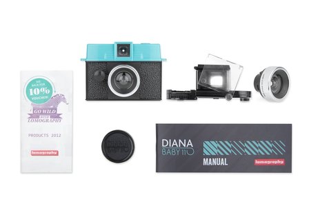 NIEUWE Diana Baby 110 camera en lenspakket