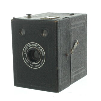 Kodak Eastman SIX-20 Brownie junior zwarte gezeefdrukte zijde