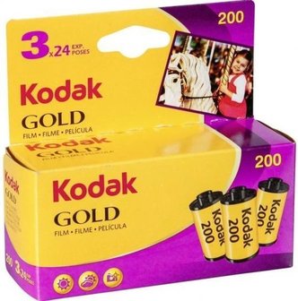 Kodak Gold 200 135 3-pack 24 exp