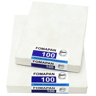 FOMA Fomapan 100 10,2x12,7 CM (4x5 INCH) / 25 Sheets