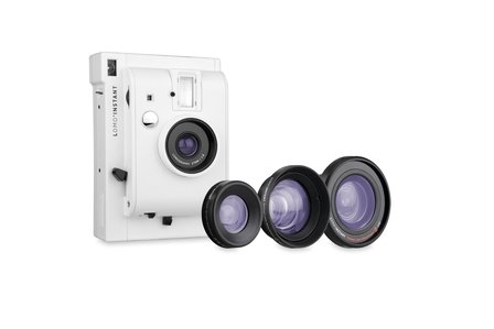 NIEUWE Lomo&#039;Instant Camera and Lenses (White Edition)