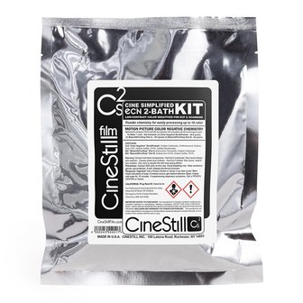 CINESTILL Cs2 &quot;Cine Simplified&quot; ECN 2-Bath Powder Kit (16 Rolls) to mix 1000 ml
