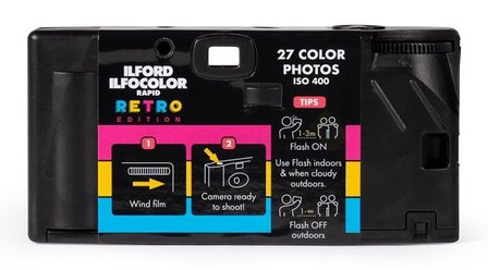 Single Use wegwerpcamera Ilford Ilfocolor Rapid RETRO edition