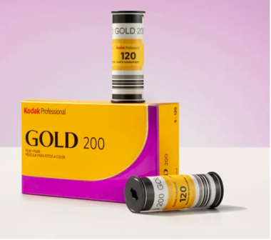 Kodak Gold 200 120 film (enkel rolletje)