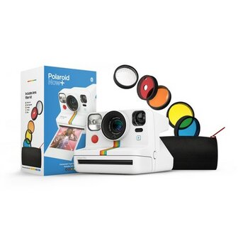 NEW Polaroid Now+  - white with set of 5 lens filters