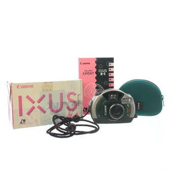 Canon :  ELPH Sport (Ixus X-1 / IXY D5) met etui en handleiding in originele doos