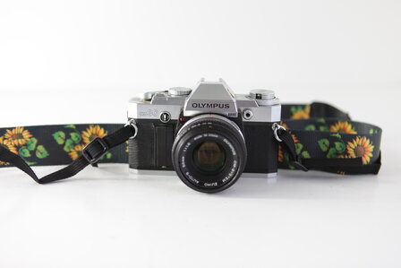 Nieuwe retro-stijl bloemen camera riem voor je nek / schouder