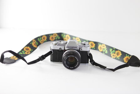 Nieuwe retro-stijl bloemen camera riem voor je nek / schouder