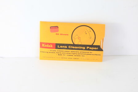 Oude stock Verzamelitem Kodak lens cleaning papier