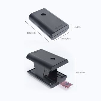 Tonivent Smartphone Film Scanner voor kleur en zwart-wit 35mm negatieven en 35mm dia&#039;s