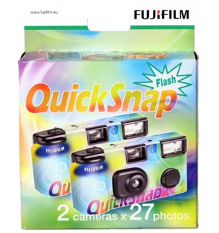 Fujifilm Quicksnap Flash 27 disposable camera 2-pack