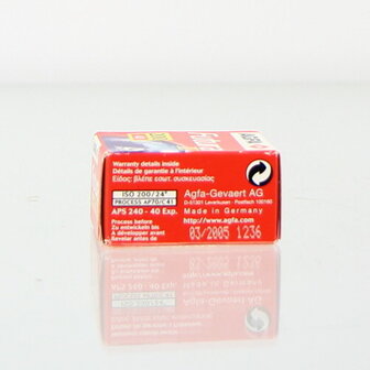 EXPIRED Agfa Futura II 200/40 APS film