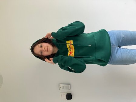  Nieuw Jasper groen Hoodie Hip Hop Fleece Sweatshirts Kodak Film (M)