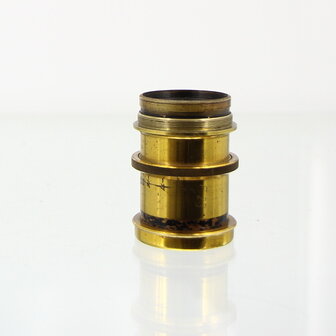 Brass lens Focal distance around 23cm F8-32