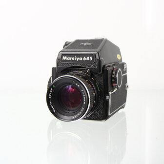 Geserviced Mamiya M645 met mamiya-sekor C lens 80mm f2.8
