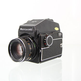 Geserviced Mamiya M645 met mamiya-sekor C lens 80mm f2.8