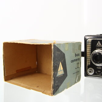 Sears Roebuck -  Tower Flash 120 Deluxe box camera met originele box