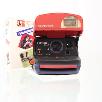 Boxed Polaroid Spice Cam with manual