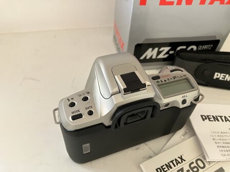 New / old stock  Analog Pentax MZ-60 Quartz Date 35mm film SLR body