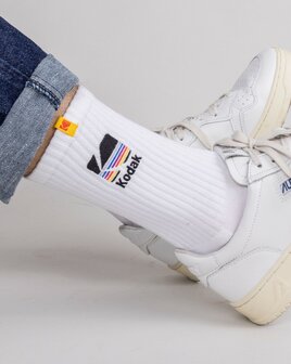 Brava &amp; Kodak Socks white (size 36-40)