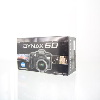 Nieuw (oude stock) Minolta Dynax 60 + AF 28-100 / 3.5-5.6 (D) lens