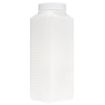 Oldcamshop brede dop fles 1000ml wit