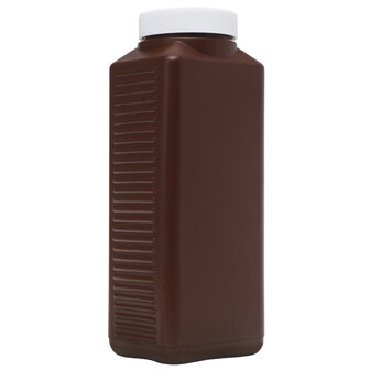 Oldcamshop brede dop fles 1000ml bruin