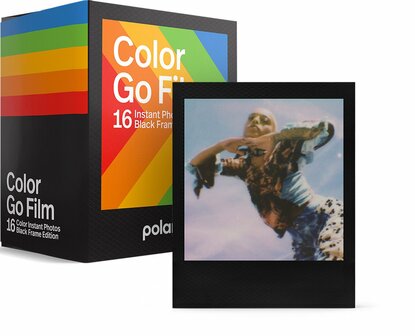 NIEUWE Polaroid Go Color Film Double Pack - Black frame edition