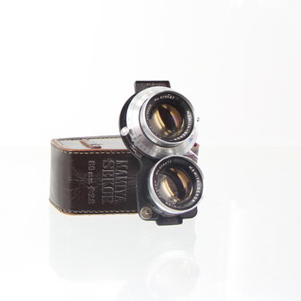 MAMIYA SEKOR 80MM F2.8 TLR LENS met tas