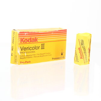 Expired Kodak Vericolor III  VPS 120 enkel rol (C41)