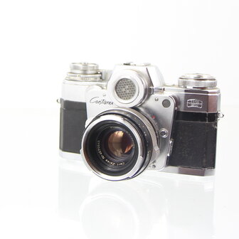 Zeiss Ikon - Contarex Bullseye met Planar 50mm F2