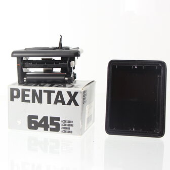 In doos Pentax 645 filmrug/magazijn voor 120 film