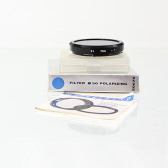 NOS In doos Hasselblad Filter &Oslash; 50 polarizing 2x -1 (model 50075)