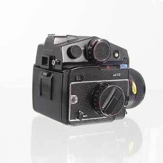 Geserviced Mamiya M645 met mamiya-sekor C lens 80mm f2.8
