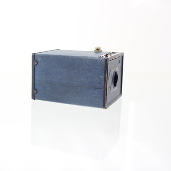 Zeldzamere Agfa &quot;Preisbox&quot; Blauw met zeldzame douanezegel Antwerpen