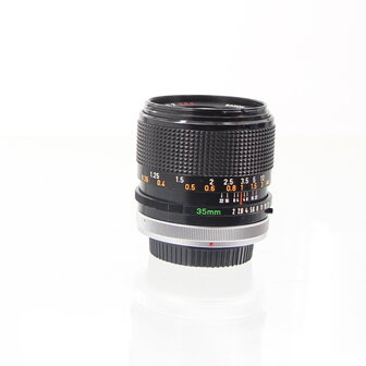 Canon Lens FD 35mm 1:2 s.s.c. groothoek lens