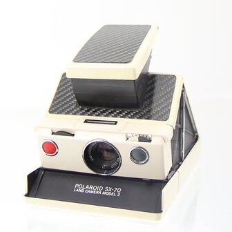 Refurbished  Polaroid SX-70 land camera model 2 - IVORY 