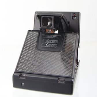 Refurbished Polaroid SLR680 sonar carbon skin