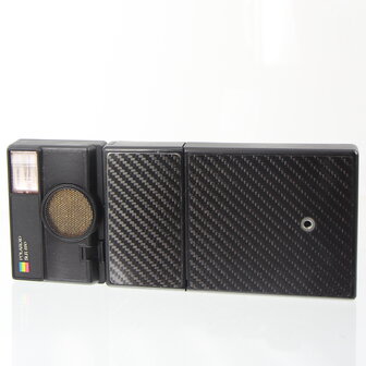 Refurbished Polaroid SLR680 sonar carbon skin